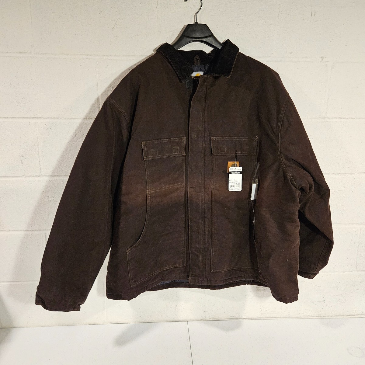 NEW Carhartt Sandstone Traditional Coat C26-DKB Arctic Quilt Lined