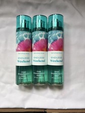 BATH AND BODY WORKS FINE FRAGRANCE MIST ENDLESS WEEKEND 3 8 OZ
