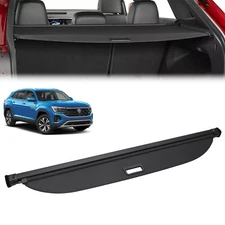 Carbon Cargo Cover for 20-25 VW Volkswagen Atlas Cross Sport Shade Retractable