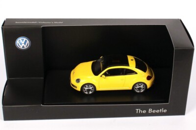 VERY RARE VW BEETLE 5C TDI TSI SUNFLOWER YELLOW 1:43 SCHUCO
