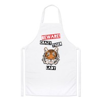 Beware VerrüCkte Tiger Damen Koch SchüRze - Lustig Tiere Kochen