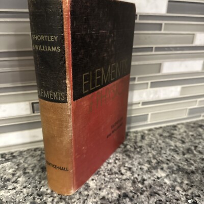 Elements of Physics For Students Science & Engineering Shortley Williams Book