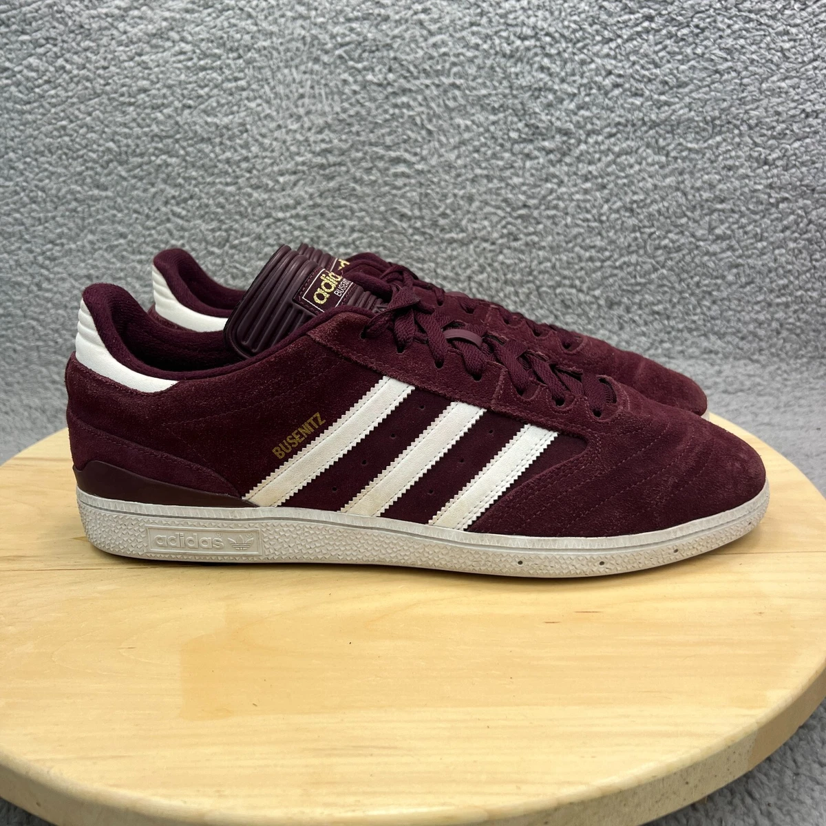 Adidas Busenitz Pro Suede Mens Size 14 Shoes Burgundy Skate Sneakers Low  Stripes | eBay