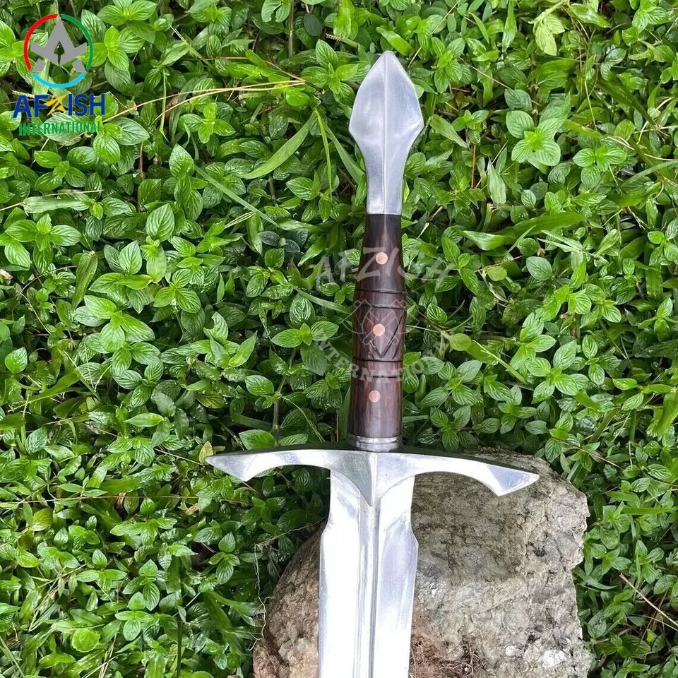 Medieval warrior sword D2 Steel Viking Sword Survival Hunter Sword - Image 4 of 4