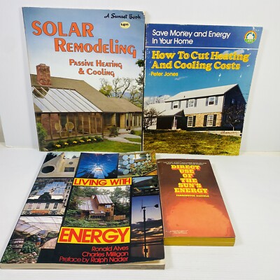 4 Lot Energy Saving- Solar, Direct Use of Sun, Living with Energy, Cutting Costs