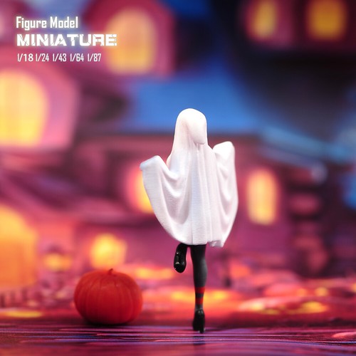1/18 1/24 1/43 1/64 Halloween Sexy Ghost Girl Miniatures Figure For Car Vehicles - Picture 7 of 7