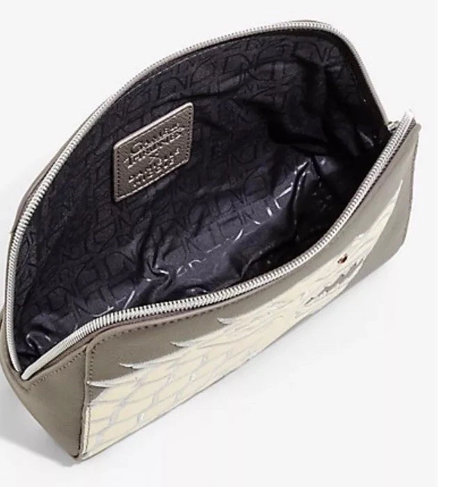 BOLSO DE COSMÉTICOS DANIELLE NICOLE CASA JUEGO DE TRONOS LOBO CRUDO NUEVO Foto 3 de 4