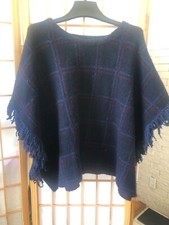 Girls Zara Knitwear Winter Collection Pullover Shawl Sweater Plaid 9-10 Years 