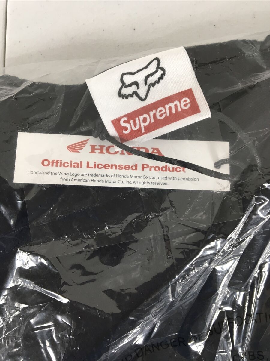 Supreme Honda Fox Racing Crewneck Black XL FW19 Brand New Supreme Honda Fox Racing Crewneck Black XL FW19 Brand New