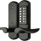 Elemake Keyless Entry Door Lock Combination Door Knob with Keypad Mechanical