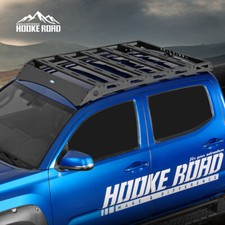 Textured Steel Roof Rack Cargo Basket Cross Bar For Tacoma 2005-2023 Double Cab