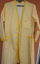 Womens Lab Wrap Coat Work Jacket Yellow OTSCHER NEW 42/L 