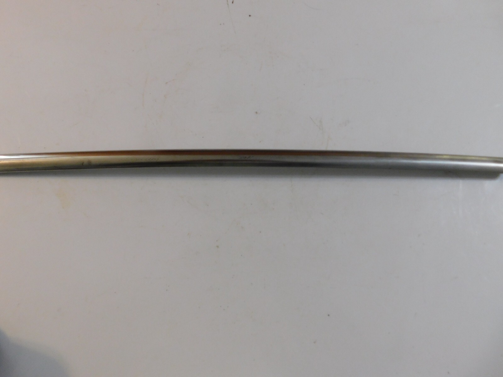 VINTAGE FORD TRUCK WIND SHIELD OR BODY MOLDING TRIM PIECE WITH CLIPS 23 INCHES