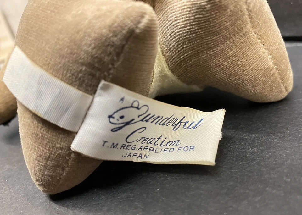 "Juguete de peluche Gunderful Creation Disney Baloo Bear Jungle Book 6"" 1966 Japón Gund" Foto 4 de 4