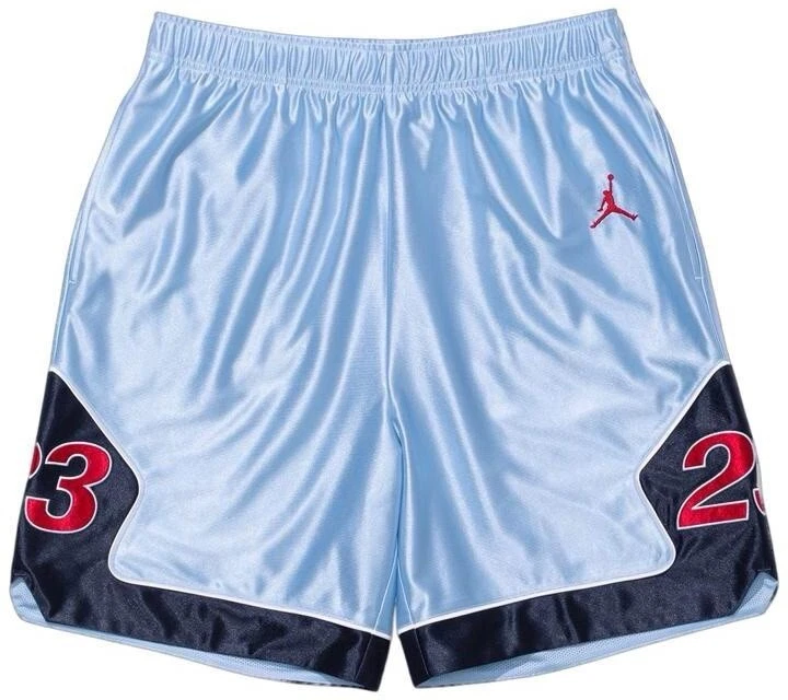 Short de basket SUPREME®/JORDAN® WARM UP SHORT bleu clair taille L FW24