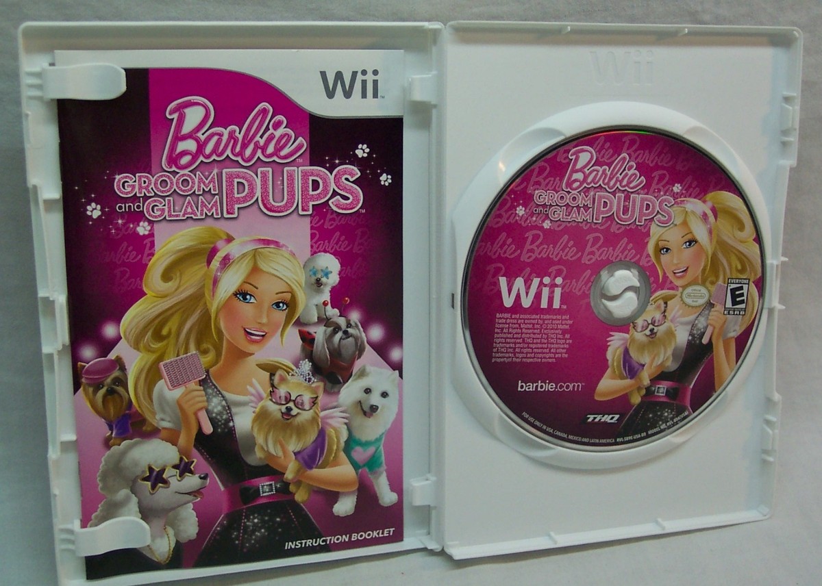 【中古】「非常に良い」Barbie: Groom and Glam Pups Barbie: GROOM AND GLAM PUPS Nintendo Wii Game 2010 785138303857| eBay