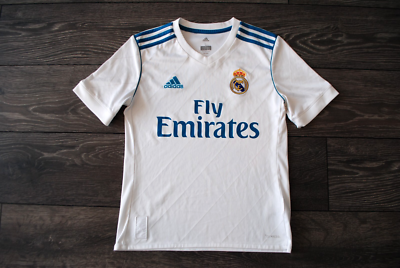 YOUNG 13-14Y 164 CM. REAL MADRID HOME FOOTBALL SHIRT 2017-2018