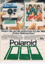 Polaroid Werbeanzeige Werbung Polaroid 1000  NG
