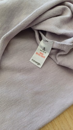 3x Womens Sweatshirt Pullover Jumper Lot In Pink & Grey Size S 8-10 From George - Picture 10 of 11