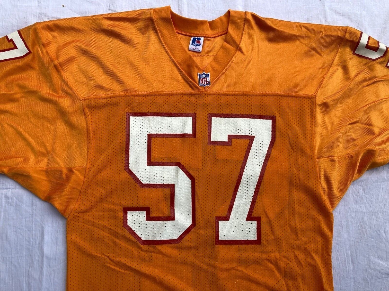 VTG TAMPA BAY BUCCANEERS JERSEY PRO LINE RUSSELL 44 NFL THROWBACK  CREAMSICLE