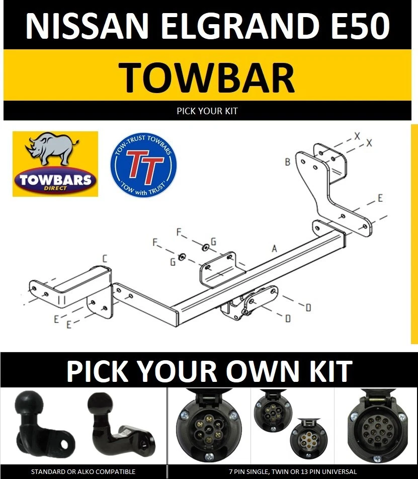 Nissan elgrand 2024 tow bar