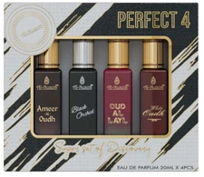 Prefect 4 EDP Gift Set for Men & Women Al-Nuaim Long Lasting Fragrance pack of 4