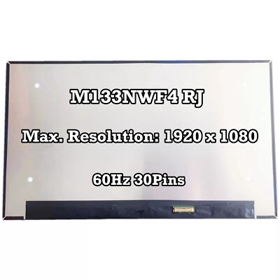 120Hz 13.3 Laptop LCD Screen IVO M133NVF3 R0 1920x1080 FHD eDP 40 Pin Non Touch