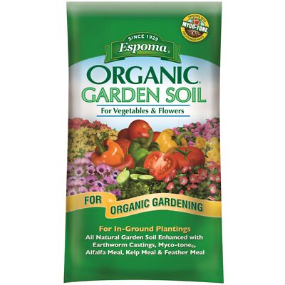 Espoma Organic Garden Soil for In-Ground Vegetables & Flowers, 1 cu ft