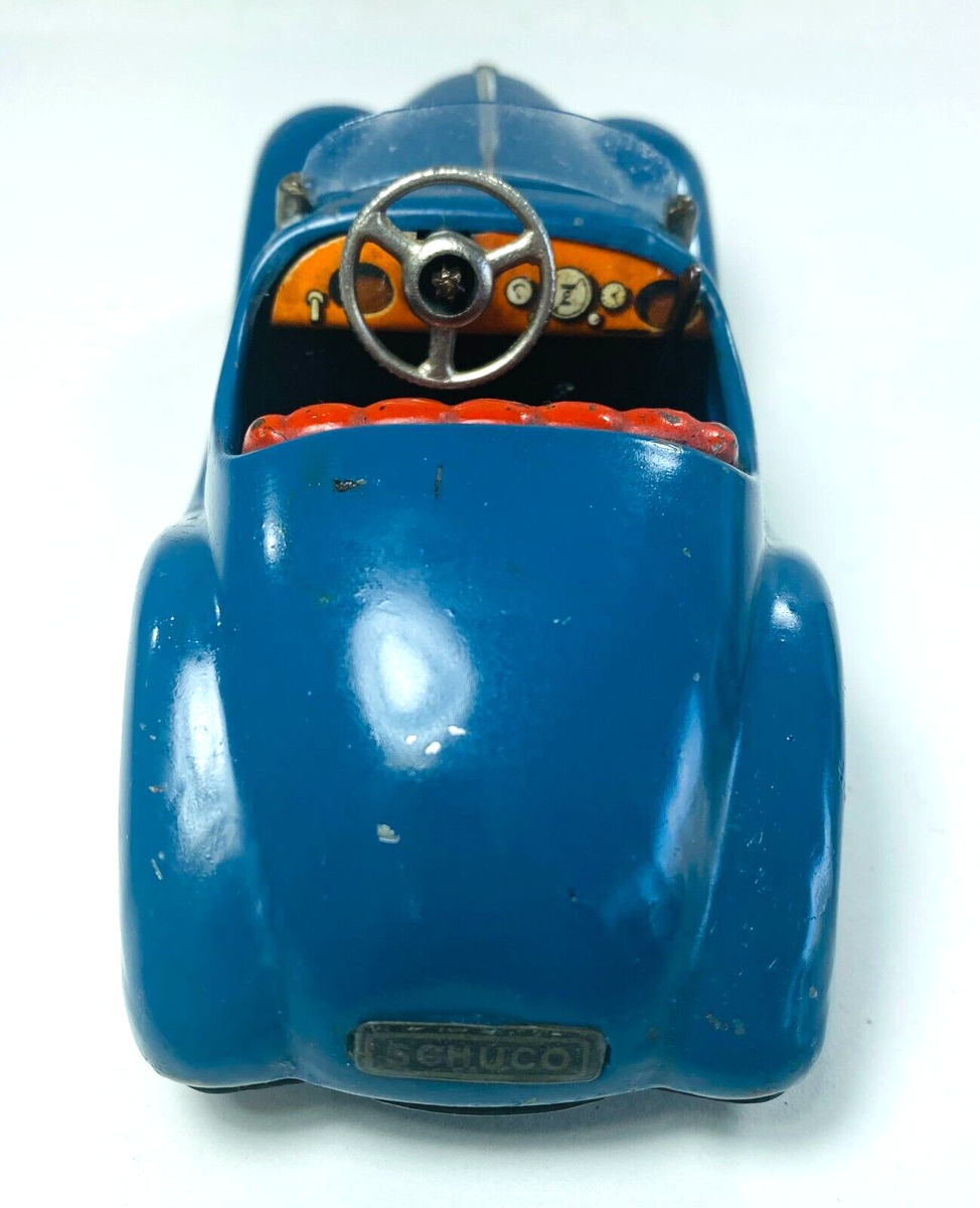 SCHUCO Blue Akustico 2002 Tin Windup Car | eBay