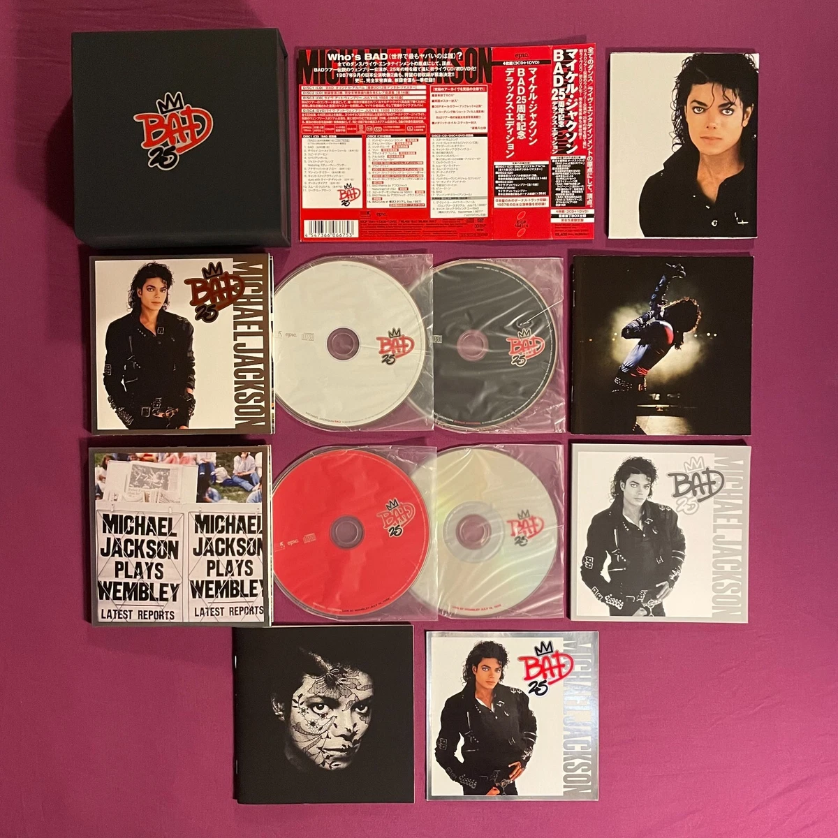 マイケル・ジャクソン BAD BOX michael jackson bad 25 deluxe products for sale | eBay