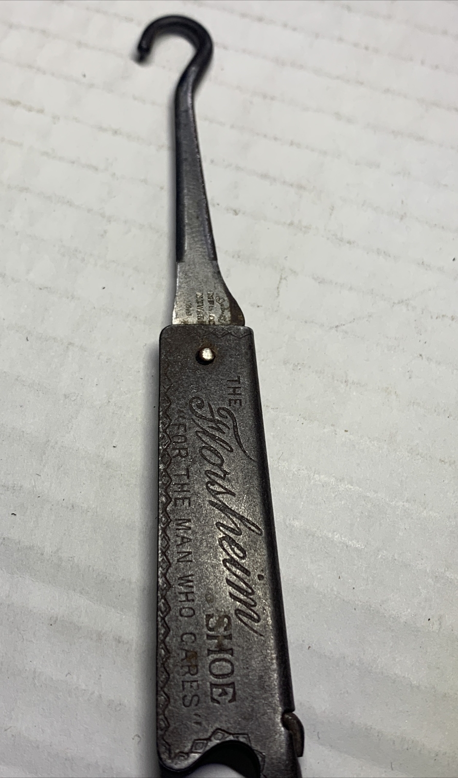 Vintage Starr Kingman Shoe Company Advertising Shoelace Pick Omaha