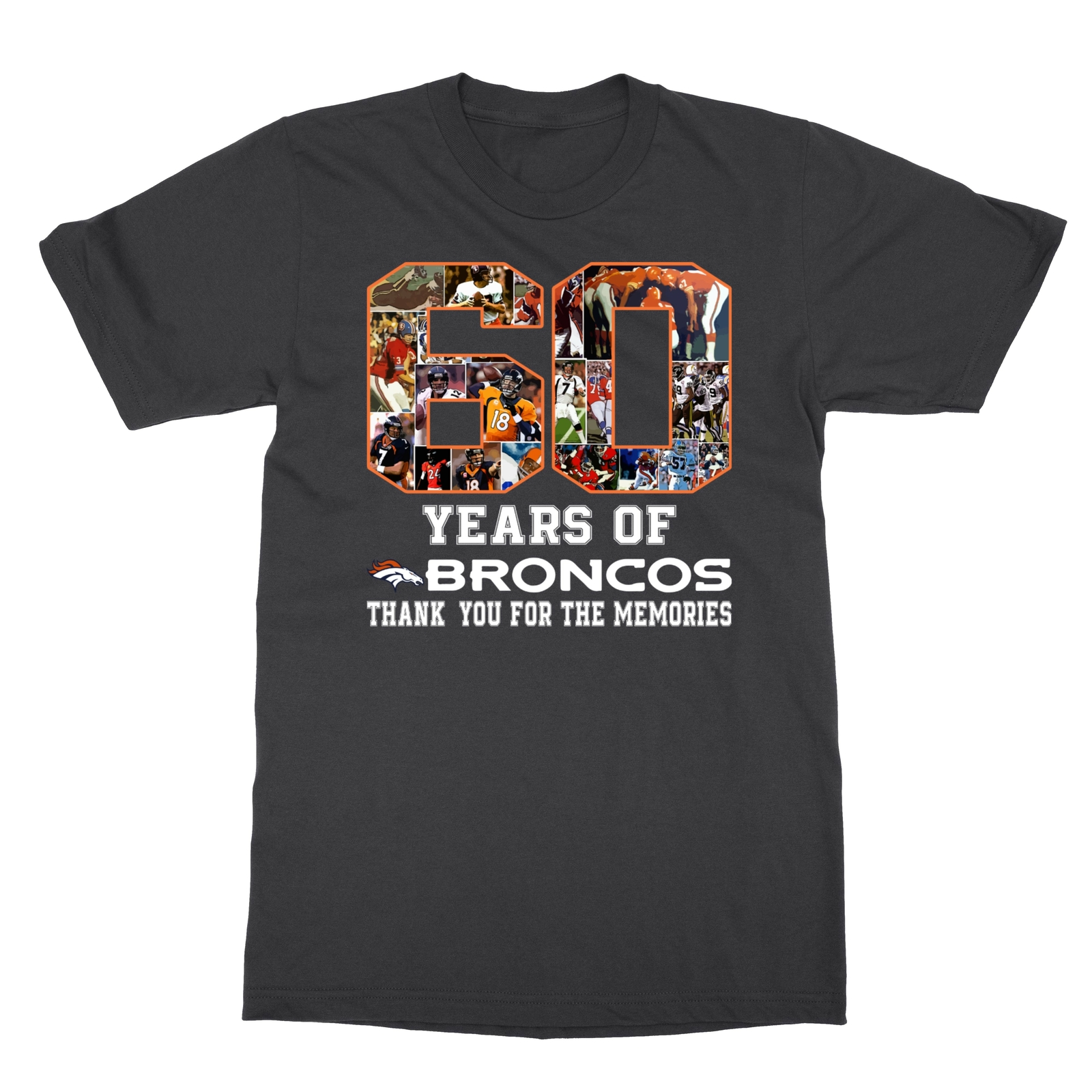 60 Years of BRONCOS Anniversary Men's T-Shirt