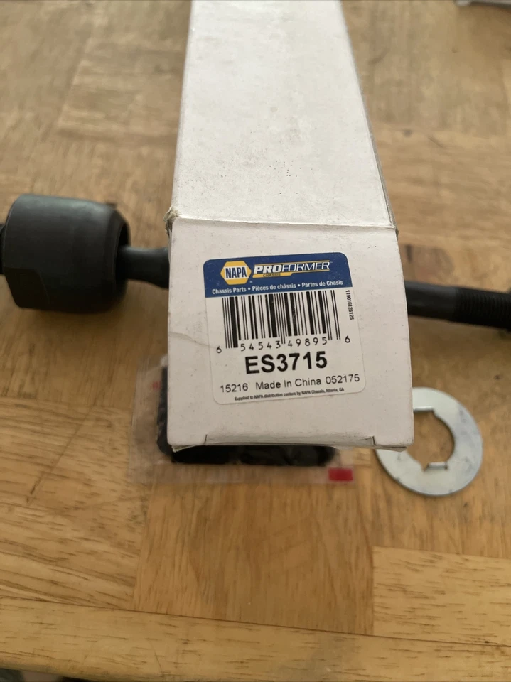 Extremo de varilla de amarre de dirección para 01-08 Acura Honda MDX Pilot, Napa Pro Es3715 Foto 4 de 4