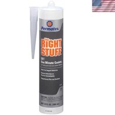 1-Minute Grey Gasket Maker by Permatex - 10 oz - Reliable Elastomeric Sealant