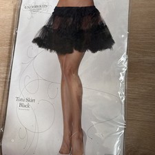 Underwraps Costumes Women s Black Short Mini Skirt Tutu Tulle Halloween Costume