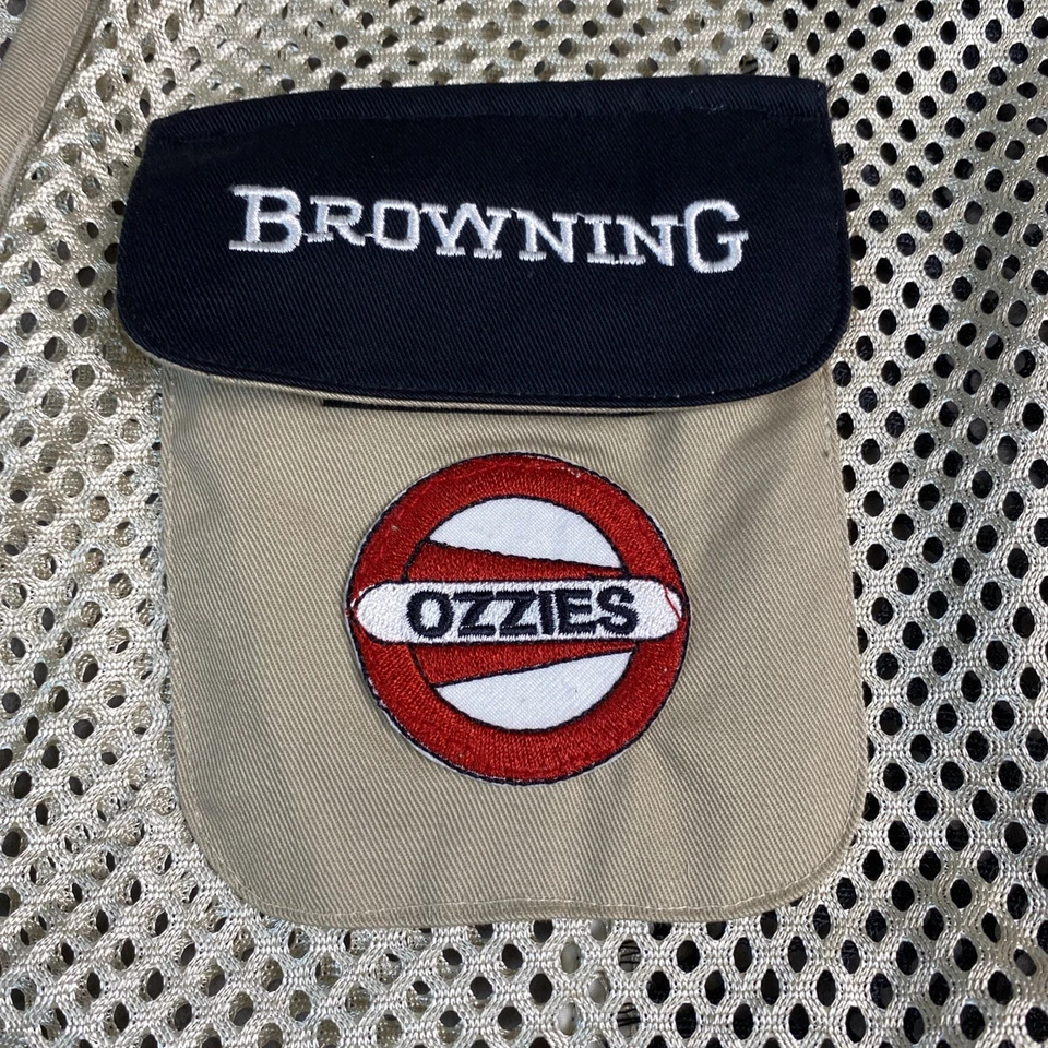 Browning Trapper Creek Shooting Vest Size 2 XL Brown, Tan Mesh Outdooors Ozzie - Image 4 of 4