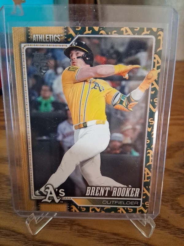 2026 Topps Series 2 - Brent Rooker - Team Border Variation Athletics SP
