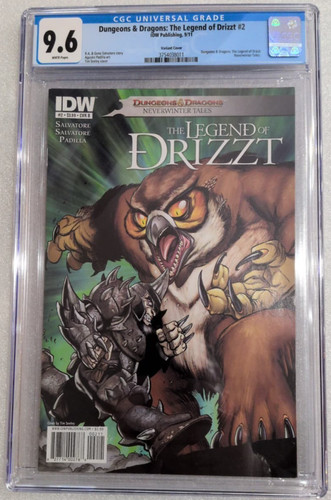 Dungeons & Dragons THE LEGEND OF DRIZZT #2 ~ Variant ~ CGC 9.6