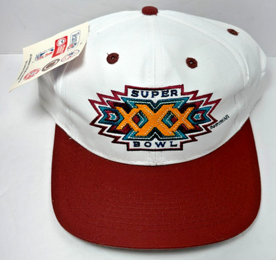 RARE Vintage Super Bowl XXX (30) Snapback Cap NFL Dated 1995 With Original Tags