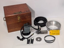 Vintage Moore Catmur Tools jig grinder grinding machine & components in wood box