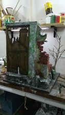 Presepe Napoletano/scoglio Presepiale/ Diorama 35 X 35 Realizzato A Mano 