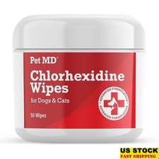 Non Stinging Pet Wipes Skin Management Deodorize Relieve Infections Cuts Bites