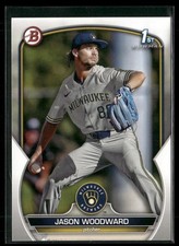Jason Woodward 2023 Bowman Draft Milwaukee Brewers #BD-97