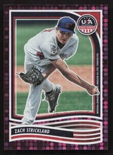 2024 Panini Stars & Stripes USA Baseball Zach Strickland Purple #/99 #119 Card