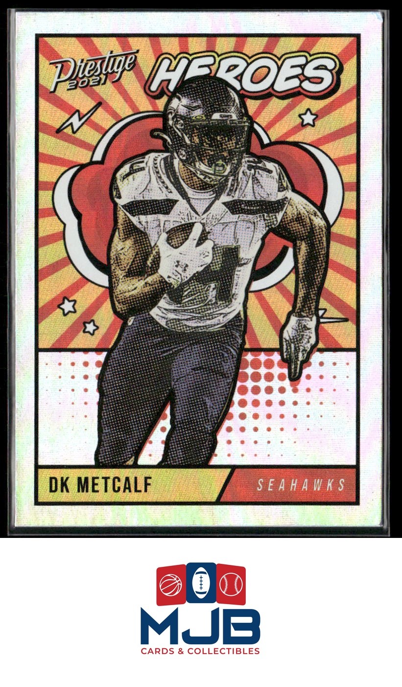 2021 Panini Prestige DK Metcalf Heroes #HE-12 Seattle Seahawks