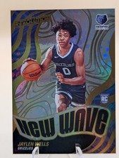 2024-25 Revolution Basketball Jaylen Wells New Wave insert card #20 Grizzlies RC