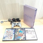 PS2 Playstation Console Sakura Pink SCPH-39000 with 3 Games NTSC-J Japan Limited