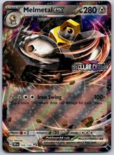 Melmetal ex (Stellar Crown Stamped) 105/142 Promo Holo Double Rare Pokemon TCG