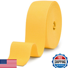 CooBigo 12 Yards 2" Polypropylene Webbing Strap Heavy Duty Multipurpose