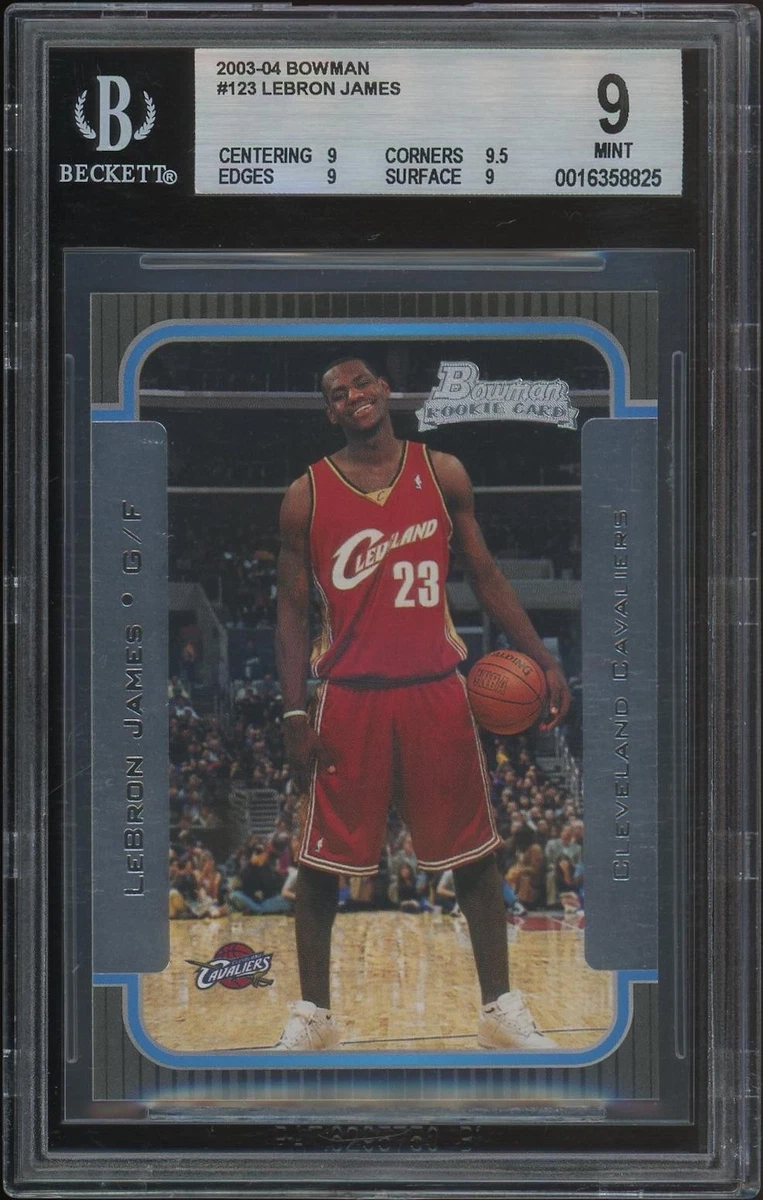25+ Bowman Rookies & Stars 2003-04 LeBron James #123 for sale